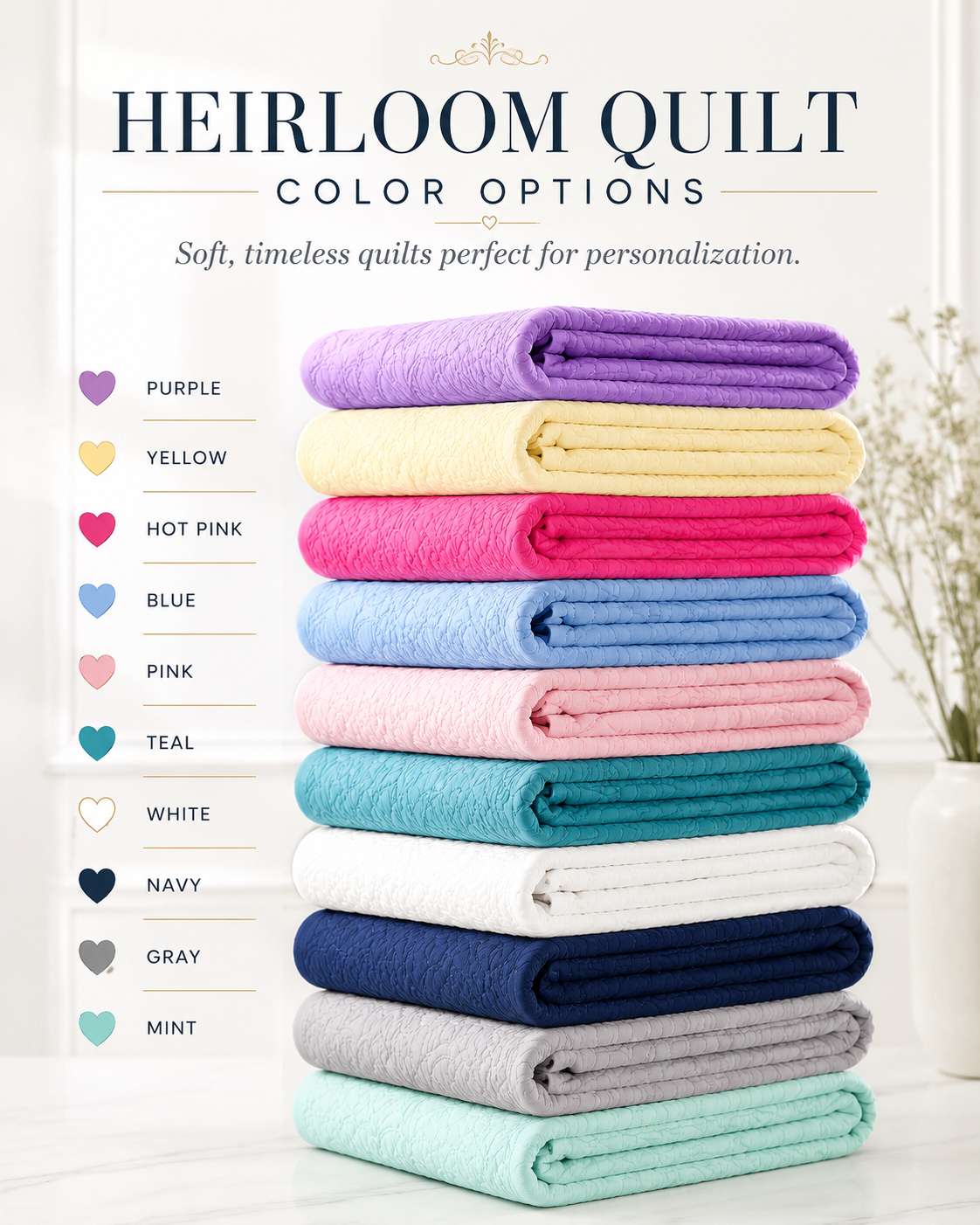 Personalized Heirloom Quilts