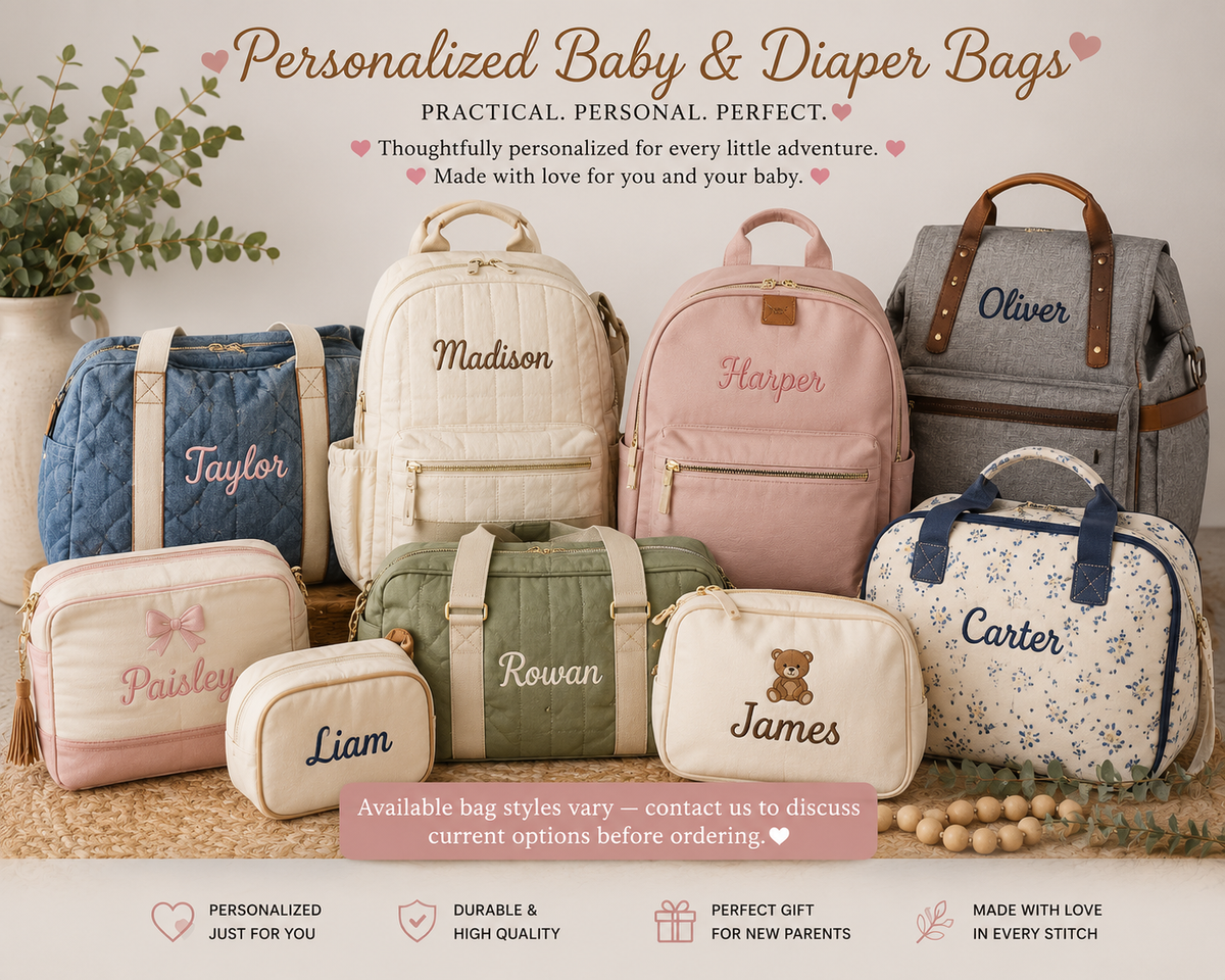 Embroidered Baby Bag