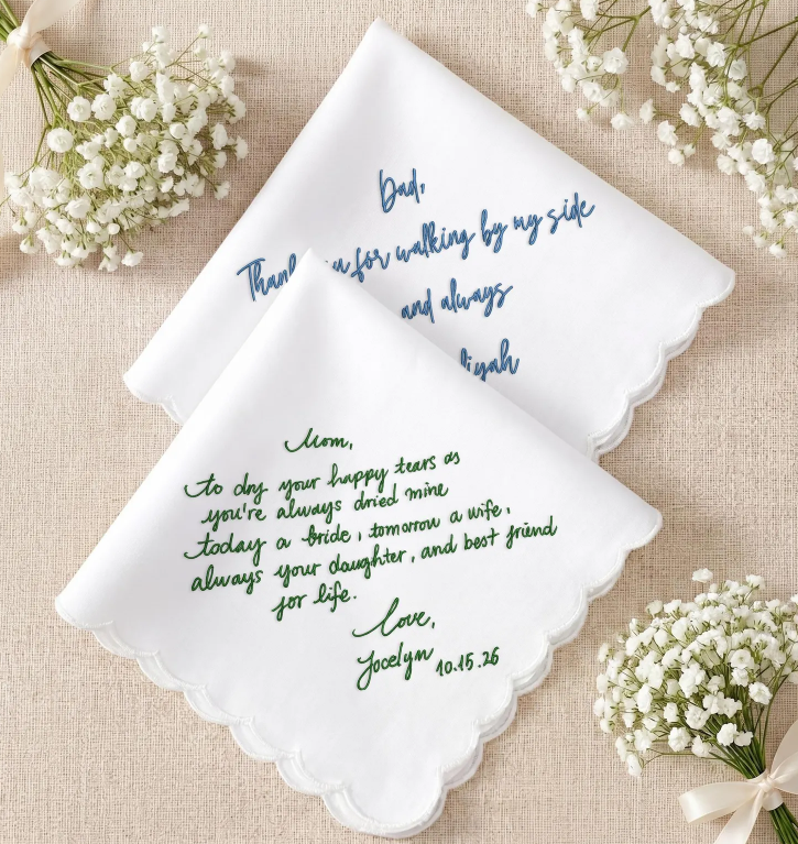 Wedding Embroidery & Personalization