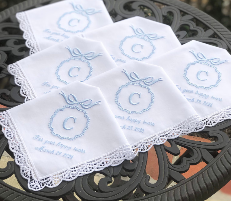 Wedding Embroidery & Personalization
