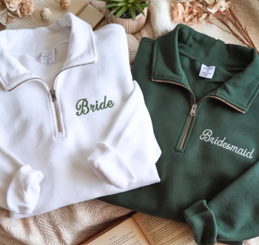 Wedding Embroidery & Personalization